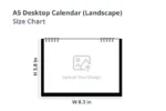 A5 Desktop Calendar (Landscape)