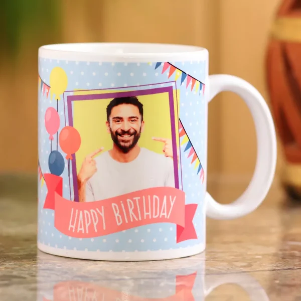 Personalized White Photo Mug