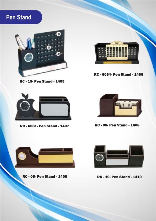 Customized Pen Stand With Your Name & Logo