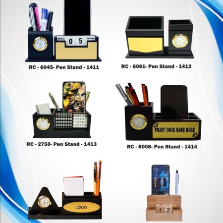 Customized Pen Stand With Your Name & Logo