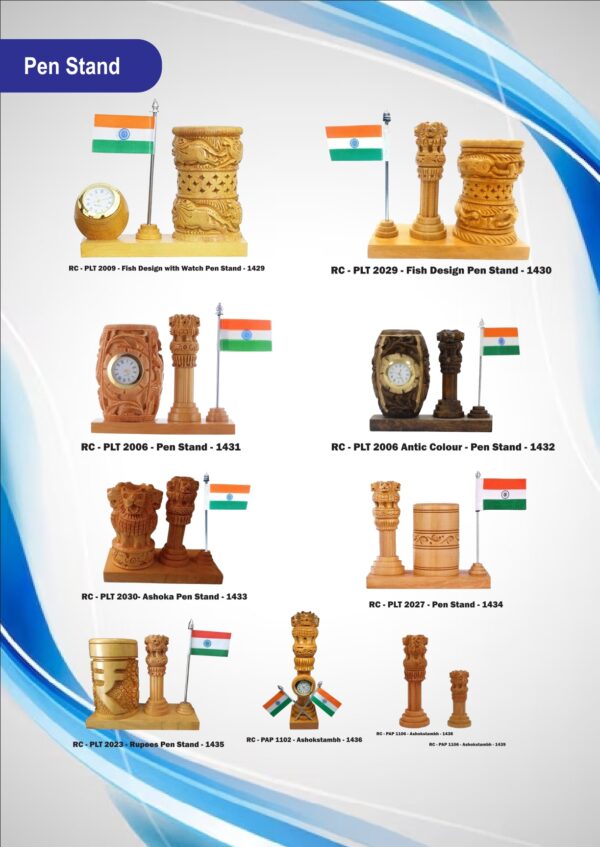 Customized Pen Stand With Your Name & Logo