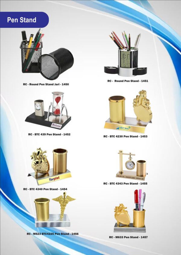 Customized Pen Stand With Your Name & Logo