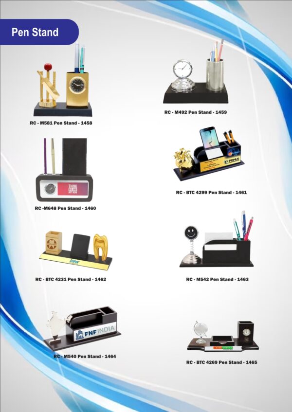 Customized Pen Stand With Your Name & Logo