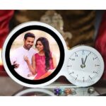 Magic Mirror Photo Frame with Clock