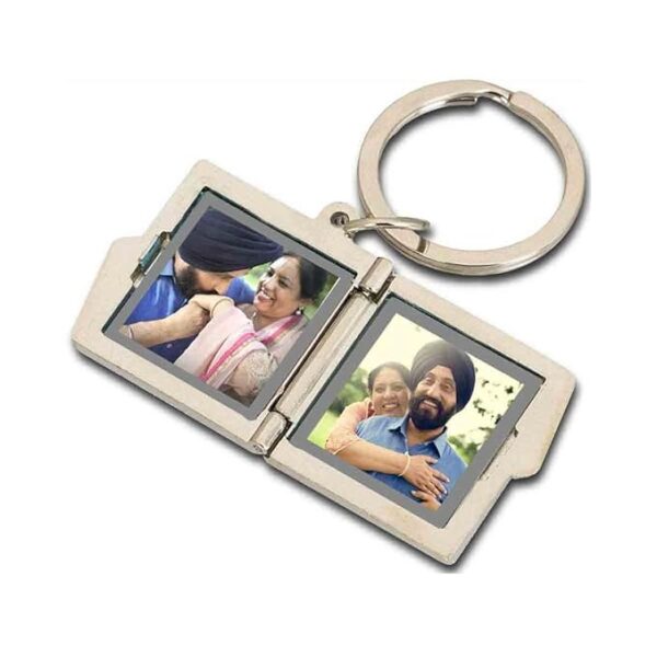 Personalised Photo Book Metal Keychain
