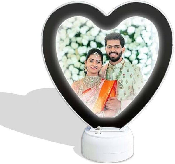 MOTIVATE BOX Magic Mirror Photo Frame with LED Light