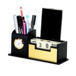 Wooden Calendar Pen, Mobile Holder