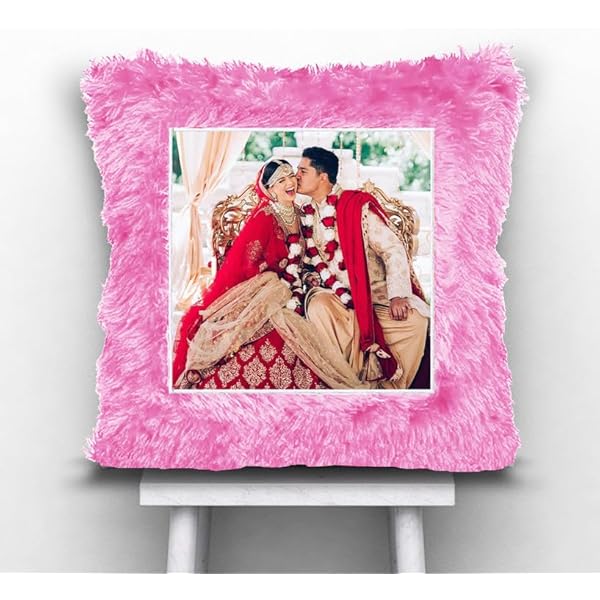 15 x 15 Square Fur Cushion Pillow