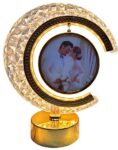 Moon Led Crystal Touch Lamp Hanging Round