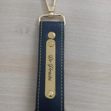 Leather Keychain With Hook