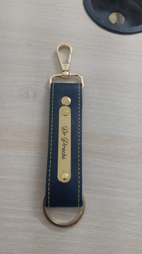 Leather Keychain With Hook