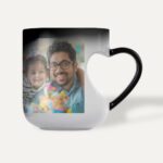 White Inner Heart Handle Mug